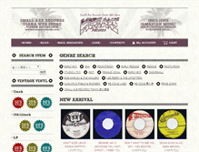 Tablet Screenshot of moreaxe-records.com